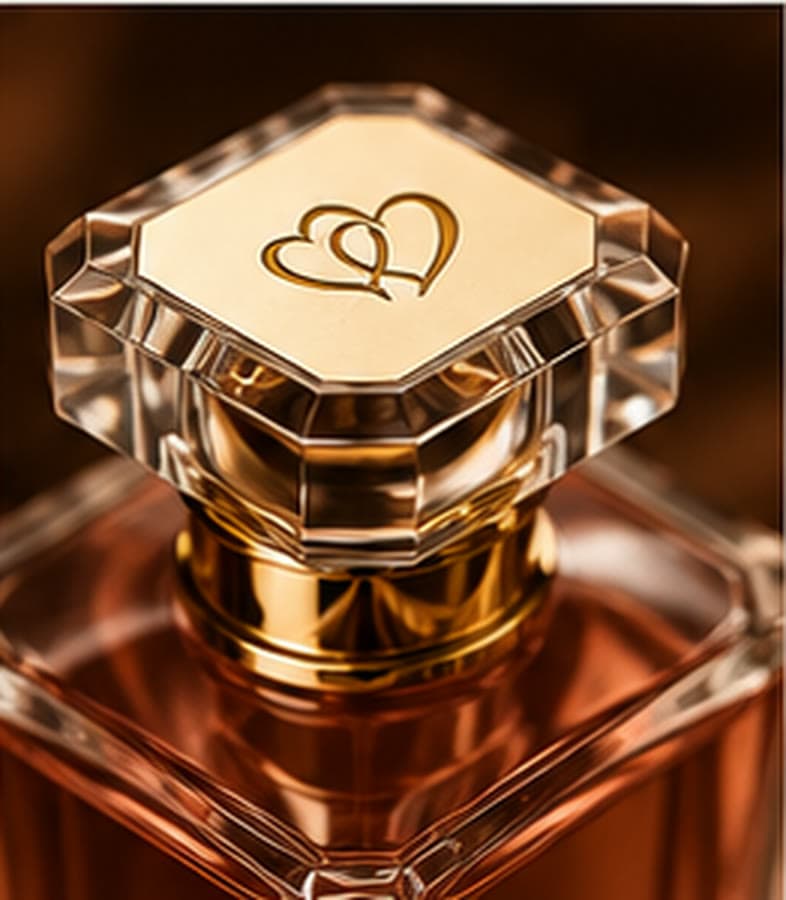 Bouchon cristal gravé du logo